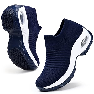 HKR Women Walking Shoes Cushioned Slip On