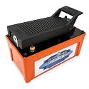 10,000 PSI Air Hydraulic Pump, 1/2 Gal Reservoir, Foot-Operated
