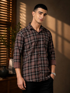 HKV FASHION Men Regular Fit Checkered Spread