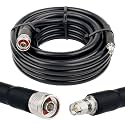 HLF400 Low Loss Coaxial Cable with SMA Male to N Male Connector (20 Meter)