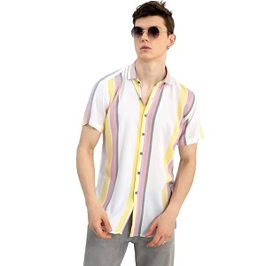 Funky Printed Shirt for Men Half Sleeves