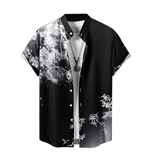 Mens Lycra Lining Digital Printed Stitched Half