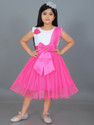 HMS KOLKATA Girls Below Knee FestiveWedding Dress