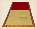HNC Retail Temple Border Bollywood Lycra Blend, Chiffon Saree (Yellow)