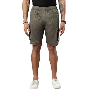cotton cargo shorts for mens boy regular fit breathable bermuda half pant cargo with zip