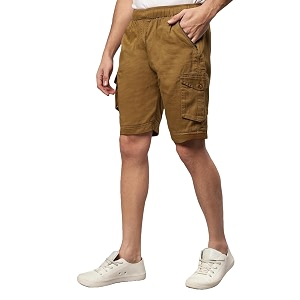 cotton cargo shorts for mens boy regular fit breathable bermuda half pant cargo with zip