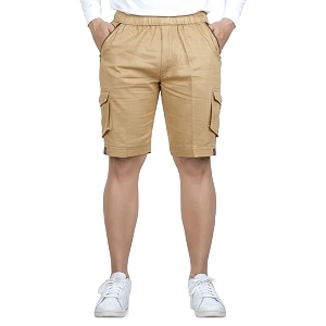 cotton cargo shorts for mens boy regular fit breathable bermuda half pant cargo with zip