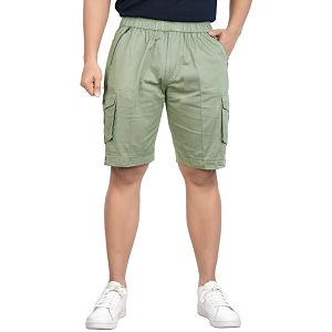 cotton cargo shorts for mens boy regular fit breathable bermuda half pant cargo with zip