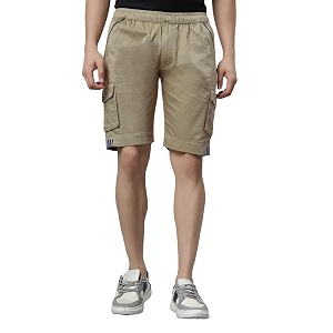 cotton cargo shorts for mens boy regular fit breathable bermuda half pant cargo with zip