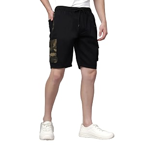cotton cargo shorts for mens boy regular fit breathable bermuda half pant cargo with zip