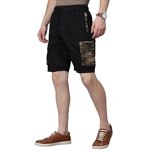 cotton cargo shorts for mens boy regular fit breathable bermuda half pant cargo with zip