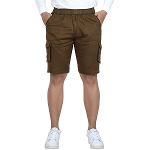 cotton cargo shorts for mens boy regular fit breathable bermuda half pant cargo with zip