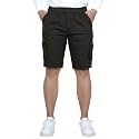 Cotton Cargo Shorts for Mens Boy Regular Fit Breathable |Bermuda Half Pant Cargo with Zip