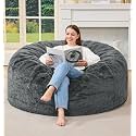 Hobestluk Adults Bean Bag Chair 4FT Big BeanBag Chair Extra Large Oversized