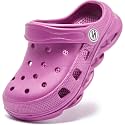 HOBIBEAR Boys and Girls Classic Graphic Garden Clogs Slip on Water Shoes(Toddler/Little Kids/Big Kids)