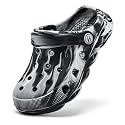 HOBIBEAR Boys and Girls Classic Graphic Garden Clogs Slip on Sandals Water Shoes(Toddler/Little Kids/Big Kids)