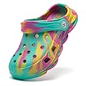 HOBIBEAR Boys and Girls Classic Graphic Garden Clogs Slip on Sandals Water Shoes(Toddler/Little Kids/Big Kids)