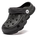 HOBIBEAR Boys and Girls Classic Graphic Garden Clogs Slip on Water Shoes(Toddler/Little Kids/Big Kids)