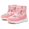 HOBIBEAR Boys Girls Toddler Snow Boots Waterproof Slip Resistant Outdoor Winter Shoes(Toddler/Little Kids/Big Kids)