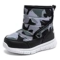 HOBIBEAR Boys Girls Toddler Snow Boots Waterproof Slip Resistant Outdoor Winter Shoes(Toddler/Little Kids/Big Kids)