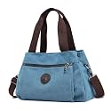 Hobo Handbags Canvas Crossbody Bag for Women Multi Compartment Tote Purse Bags