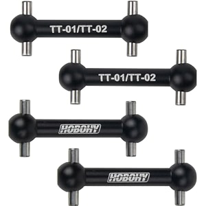 tt02 aluminum dog bone set drive shaft gear box joint for tamiya 110 rc car tt-01 tt-01e tt-02 chassis replacement upgrade parts