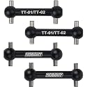 TT02 Aluminum Dog Bone Set Drive Shaft Gear Box Joint for Tamiya 1:10 RC Car TT-01 TT-01E TT-02 Chassis Replacement Upgrade Parts