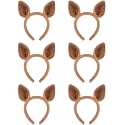 HODRME 6 PCS Animal Ears Headband-Halloween Christmas Festival Theme Party Animal Cosplay Costume Headbands