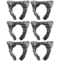 HODRME 6 PCS Animal Ears Headband-Halloween Christmas Festival Theme Party Animal Cosplay Costume Headbands