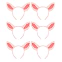 HODRME 6 PCS Animal Ears Headband-Halloween Christmas Festival Theme Party Animal Cosplay Costume Headbands