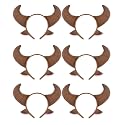 HODRME 6 PCS Animal Ears Headband-Halloween Christmas Festival Theme Party Animal Cosplay Costume Headbands