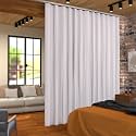 hoeflife Room Divider Curtains, Blackout Ceiling Track Curtains with Hook Sound Proof Floor Curtains Perfect for Ceiling Mount Curtain Tracks Wall Divider for Room Separation