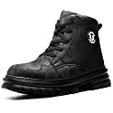 Hogent Steel Toe Boots for Women Men - Lightweight Breathable Work Boots