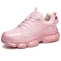 Hogent Steel Toe Shoes for Men, Cushioned Safety Work Sneakers