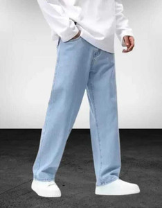 HOKER Loose Fit Men Light Blue Jeans