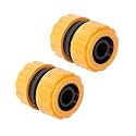 HOKIPO Acrylonitrile Butadiene Styrene (ABS) 3/4" Hose Pipe Jointer, 2 Piece (AR-3715 * 2), 50 x 50 mm