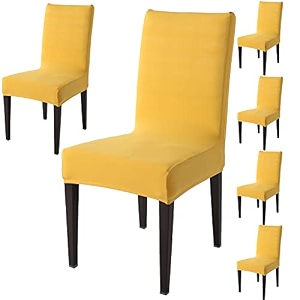 hokipo 6 elastic dining chair cover protector seat slipcovers new-4075-d36