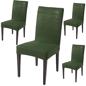hokipo chair slip cover set of 4 stretchable elastic dining seat cover ar-4075-d44