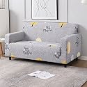 HOKIPO Sofa Cover 1 Seater Fully Covered, Assorted
