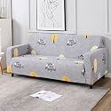HOKIPO Sofa Cover 1 Seater Fully Covered, Assorted