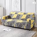 HOKIPO Sofa Cover 3 Seater Fully Covered, Multicolor