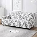 HOKIPO Elastic Sofa Cover 3 Seater and 2 Seater Full Covered Stretchable (AR-4277-E9*2 + AR-4879-E9)