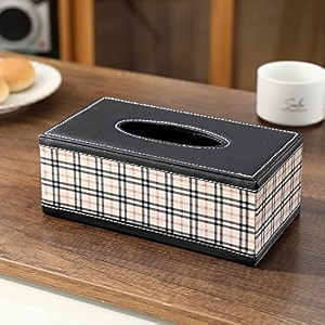 hokipo faux leather tissue paper holder beige ar-4082-d2