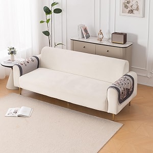 HOKIPO HeavenHue Fleece Backed Sofa Armrest Cover