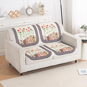 HOKIPO HeavenHue Sofa Cover 2 Seater for