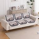 HOKIPO HeavenHue Sofa Cover 3 Seater for