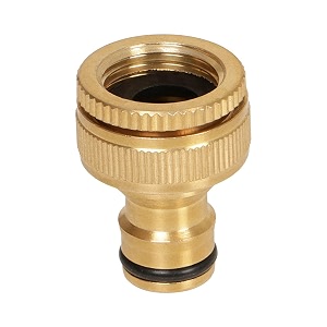 hokipo heavy duty brass threaded tap adapter for 1234 amp 3434 threaded taps - ar-3865