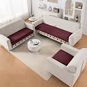 HOKIPO Holland Velvet Sofa Cover Mat for