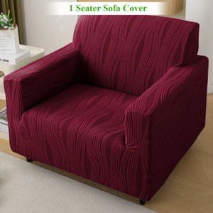 HOKiPO Jacquard 1 Seater Sofa Striped Cover