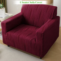 HOKiPO Jacquard 1 Seater Sofa Striped Cover